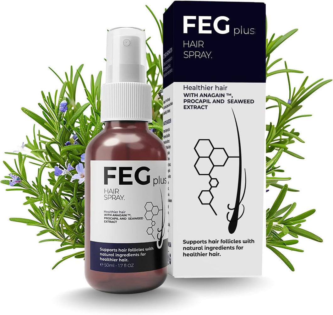 FEG PLUS Minoxidil Hair & Beard Growth Serum (50ml),